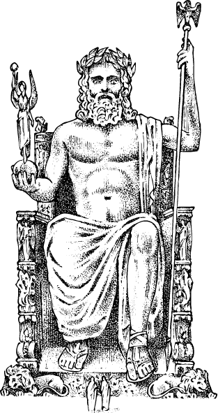 antik cagin 7 harikasi zeus heykeli Antik Çağın 7 Harikası