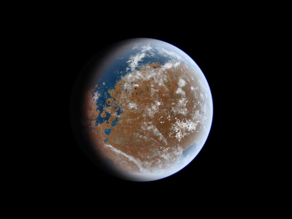 Milyarlarca yıl önce Mars
