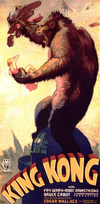 2 Mart 1933’te İlk King Kong filmi gösterime girdi.