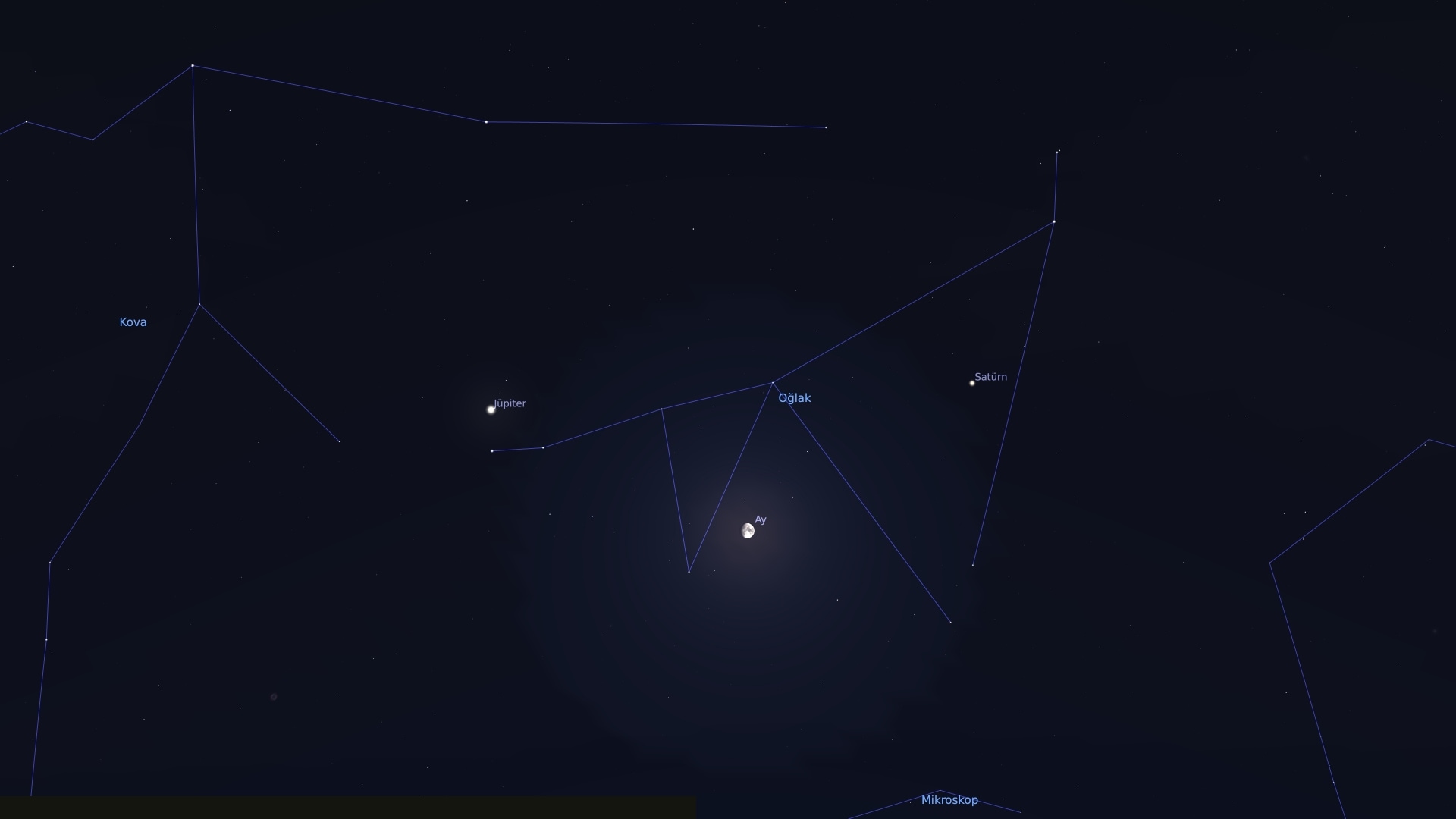 17 eylul jupiter ay saturn 1 Eylül Ayında Gökyüzü - 2021