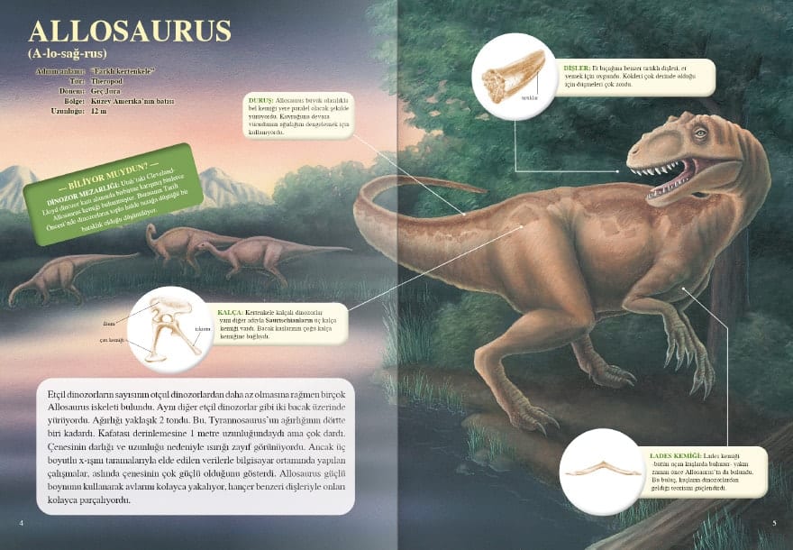 dinozor ic sayfa 1 Haziran Ayı Kitaplığım - 2020