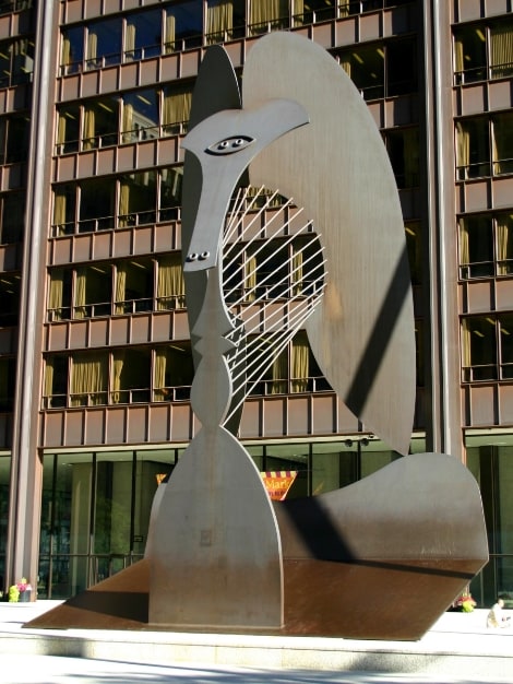 picasso chicago heykel Kübizmin Köşe Taşı Picasso