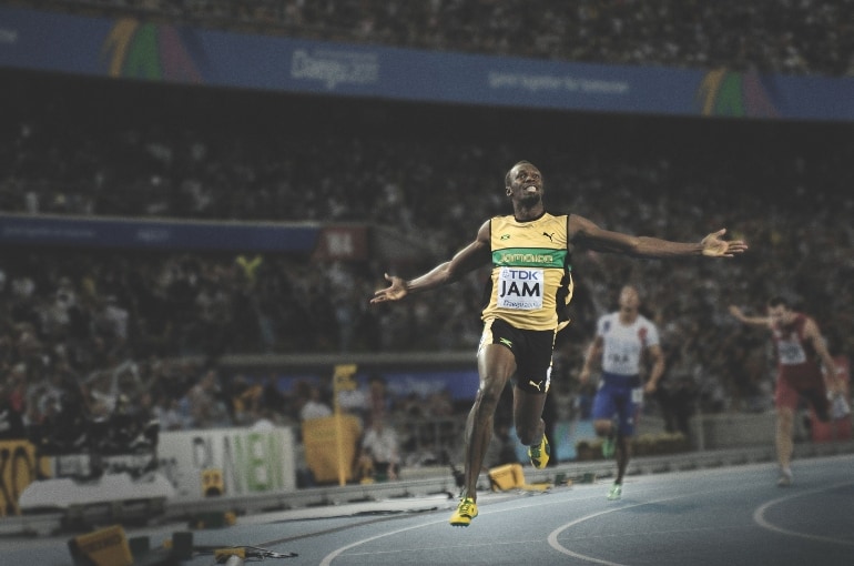 usain kazanmis Yıldırım Gibi Usain Bolt