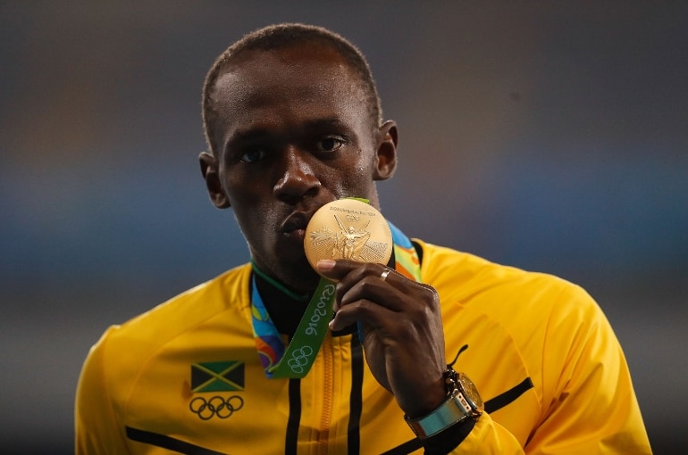usain madalya Yıldırım Gibi<br>Usain Bolt