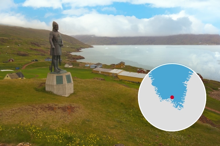 kizil eric heykel Grönland