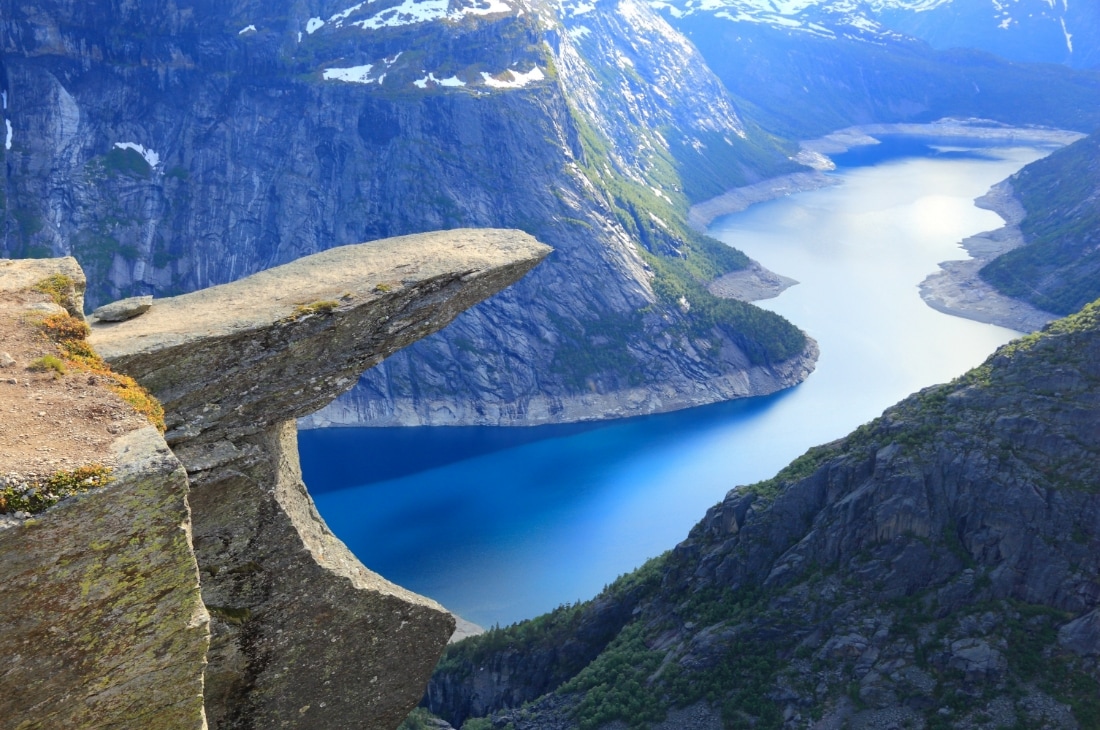Trol Dili Kayası - Norveç