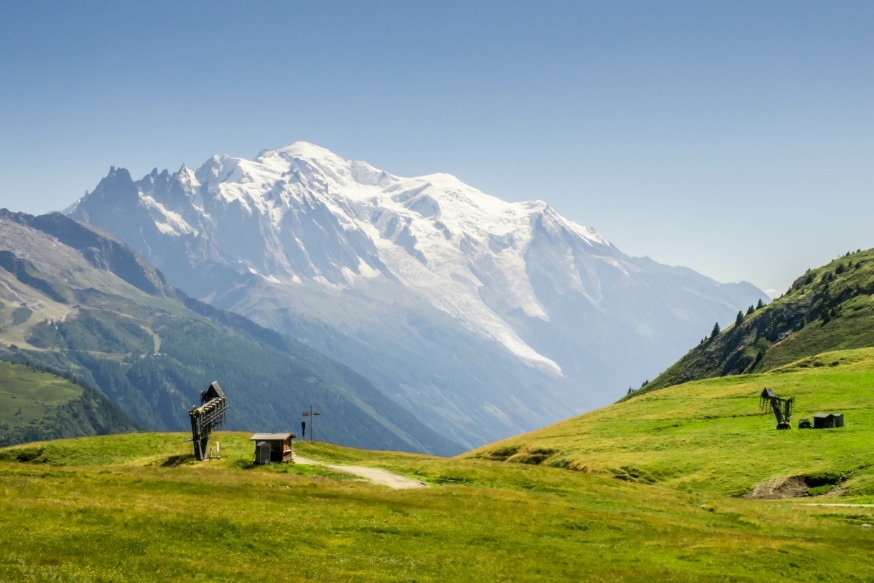 fransa harita mobil mont blanc Fransa