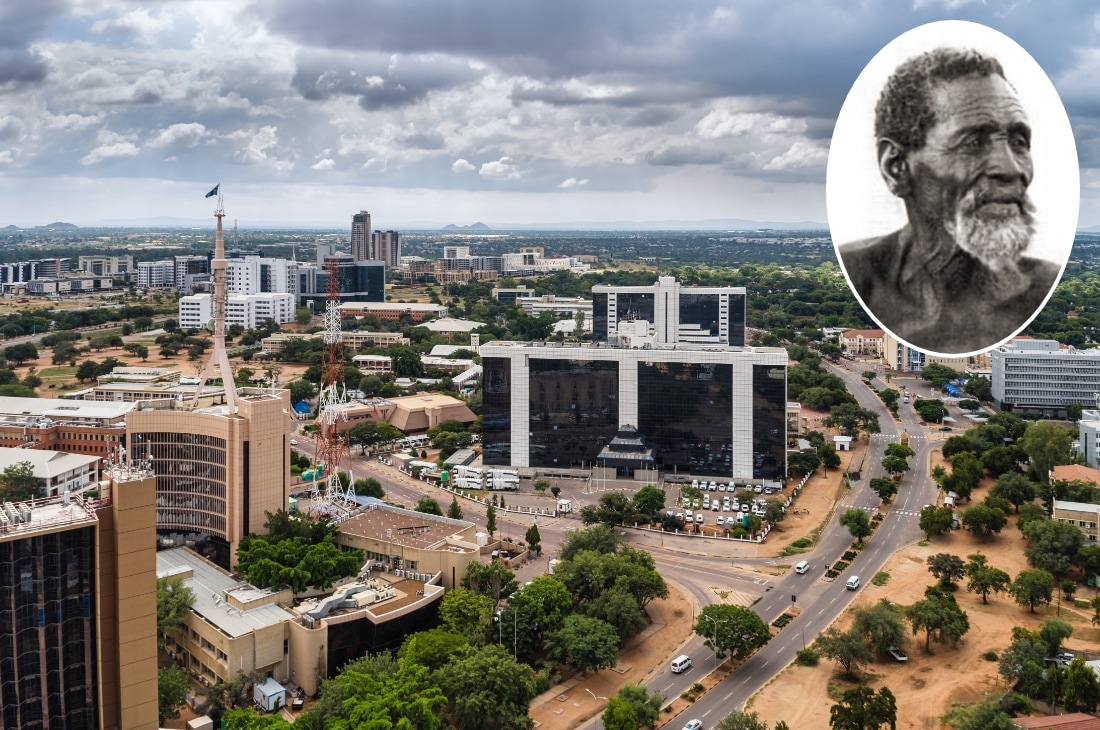 Şef Gaborone Görsel kaynağı: Wikipedia (Alfred Martin Duggan)