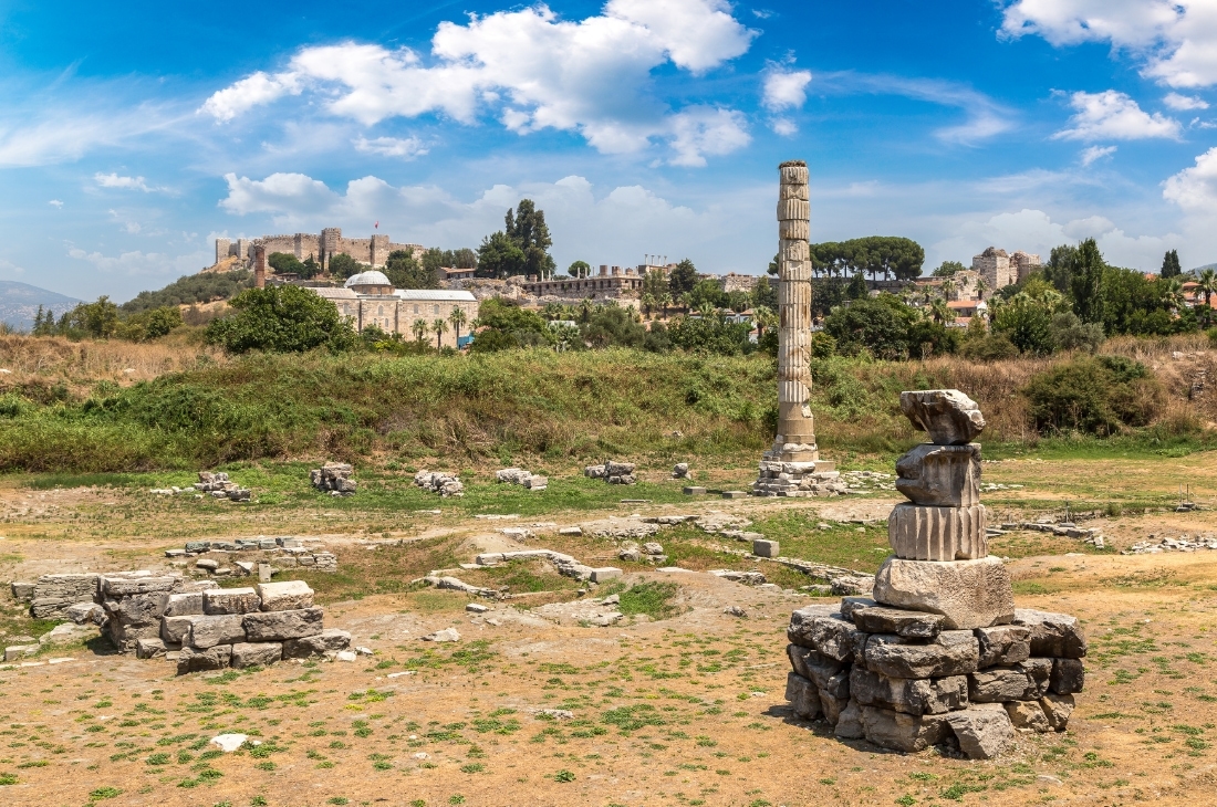 Efes Antik Kenti ilk kurulduğunda bir liman kenti olmasına karşın, Küçük Menderes Irmağı’nın taşıdığı alüvyonların deltayı sürekli büyütmesiyle bu antik kent, bugün kıyıdan 5 kilometre içeride yer alıyor.