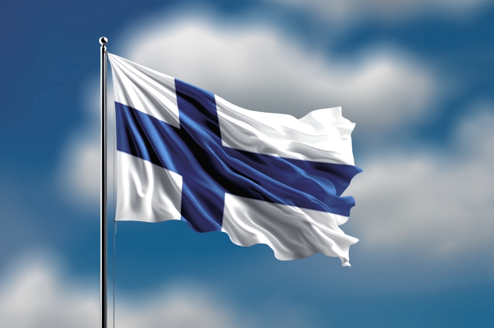 finlandiya bayrak Finlandiya